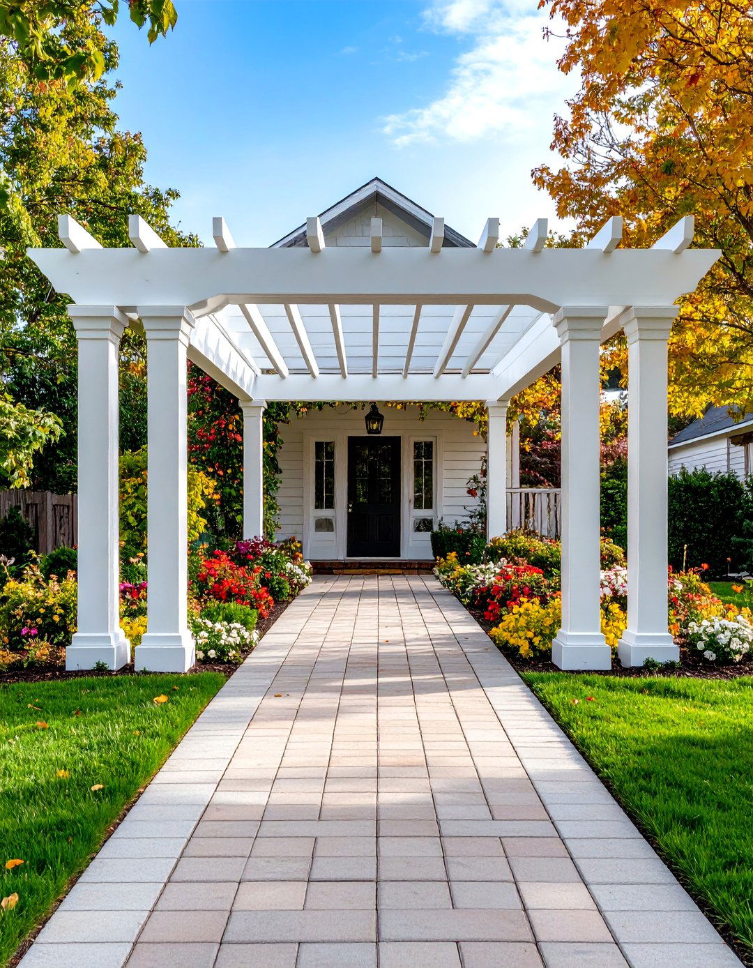 Pergola as a Grand Entranceway - 30 outdoor pergola ideas