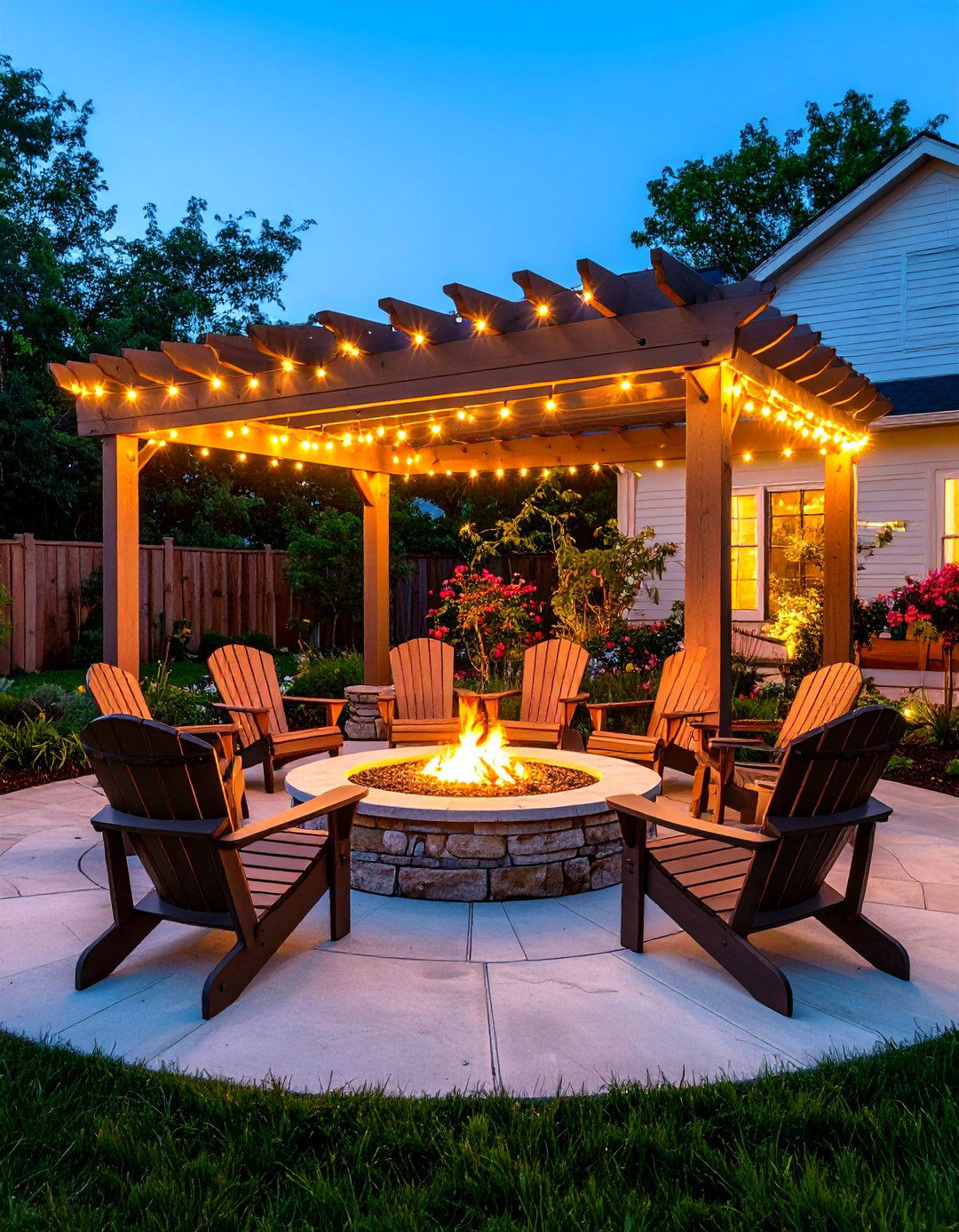 Pergola with Integrated Privacy Screens - 30 patio pergola ideas