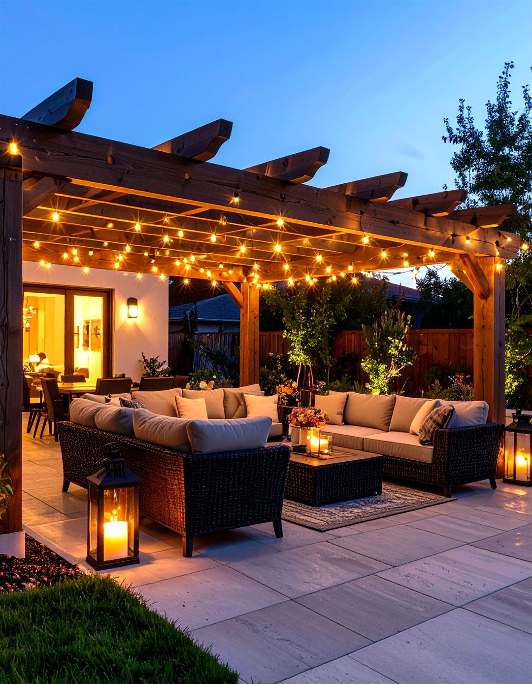 Pergola with Outdoor Heaters - 30 pergola backyard patio ideas