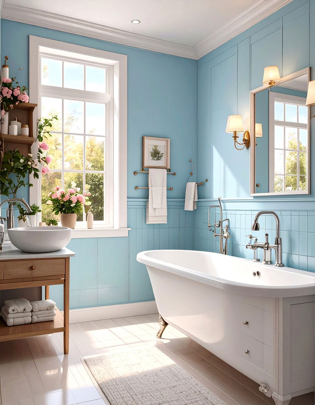 Periwinkle Blue Bathroom - 30 bathroom colors ideas
