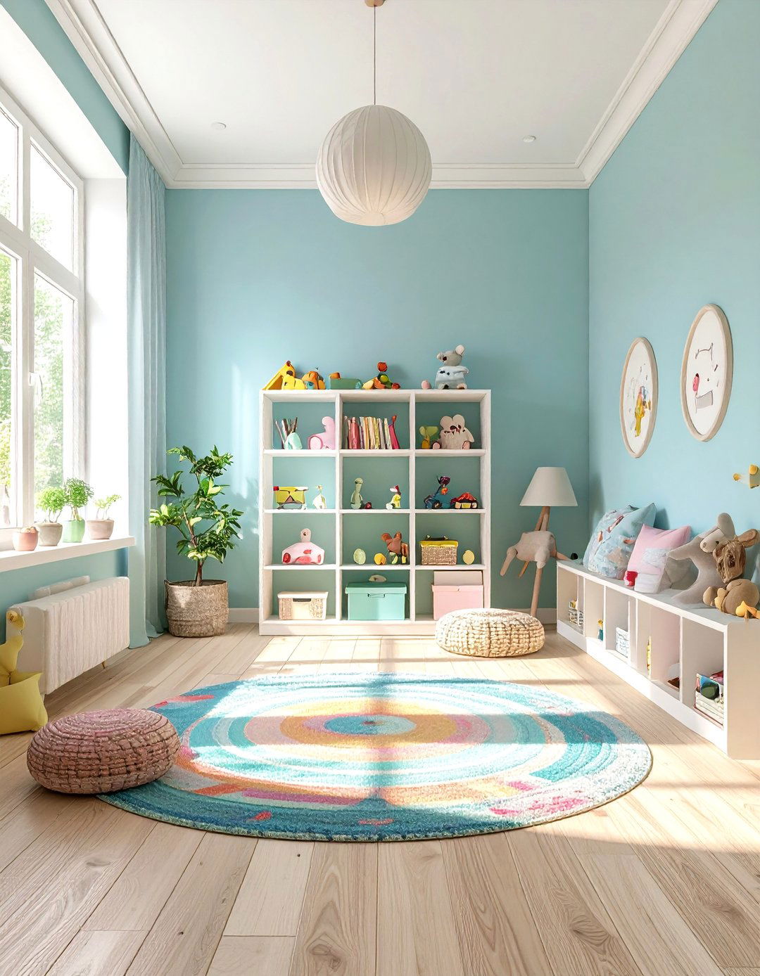 Periwinkle Blue Playroom - 30 2025 paint color trends