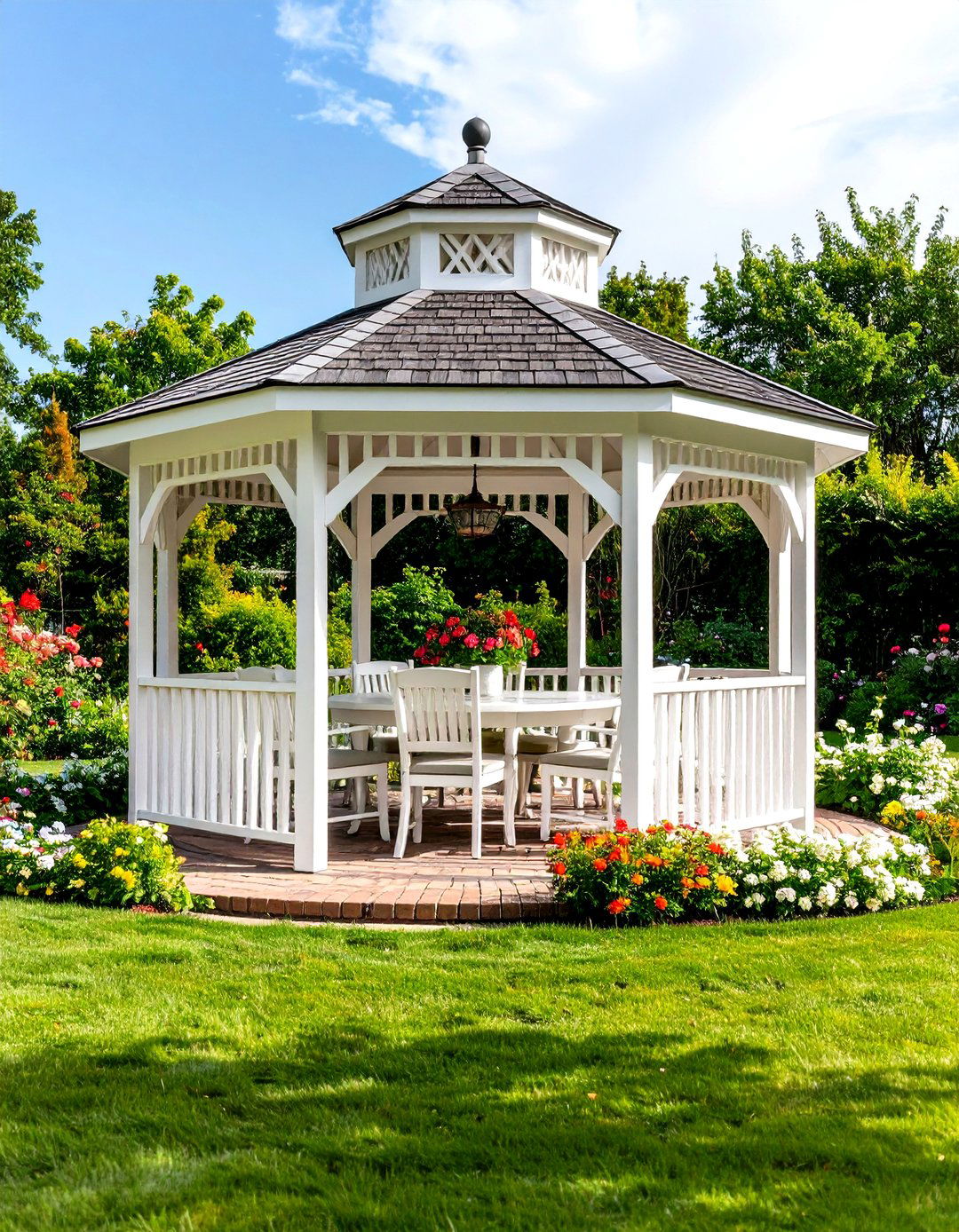 Permanent Gazebo Structure - 30 patio shades ideas