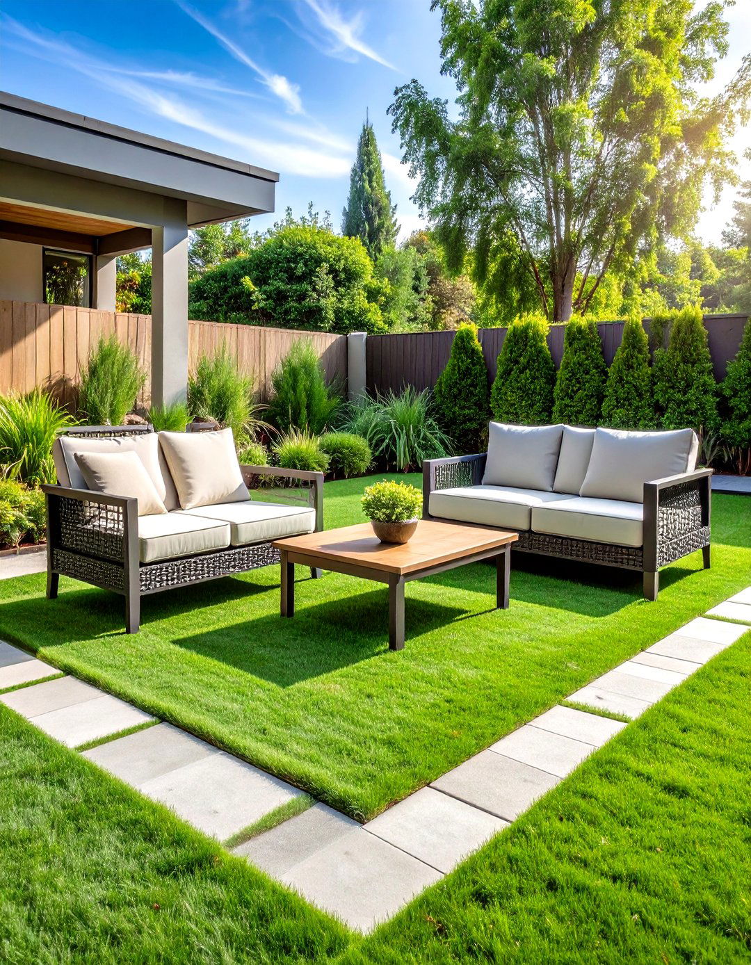 Permeable Grass Paver Driveway Extension - 30 diy cheap patio paver ideas