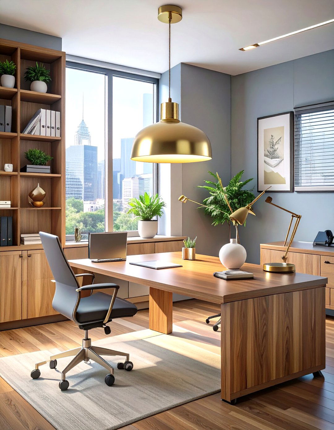Personal Desk Lamp - 30 small office cubicle decoration ideas