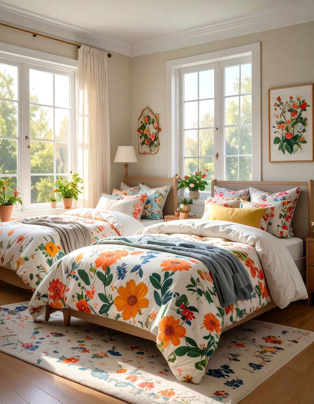 Personalized Bedding and Decor - 30 shared bedroom ideas for small rooms