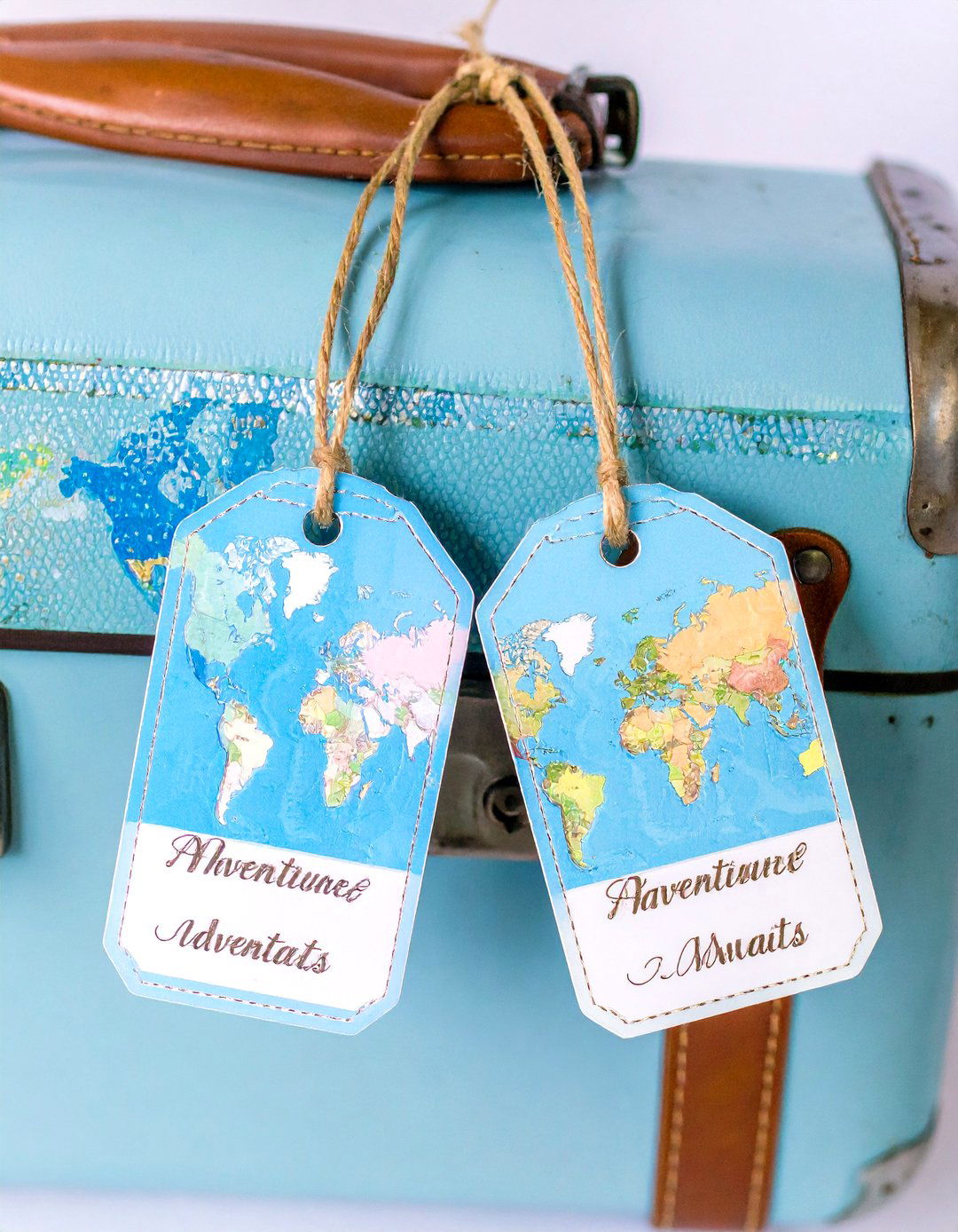 Personalized Luggage Tag Favors - 30 baby shower favor ideas