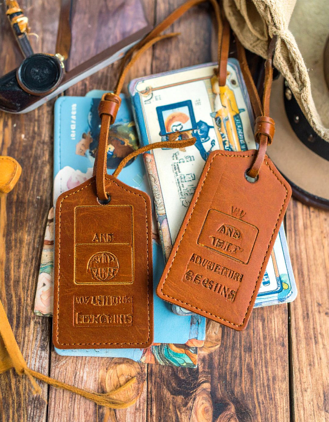 Personalized Luggage Tags - 30 baby shower favors ideas