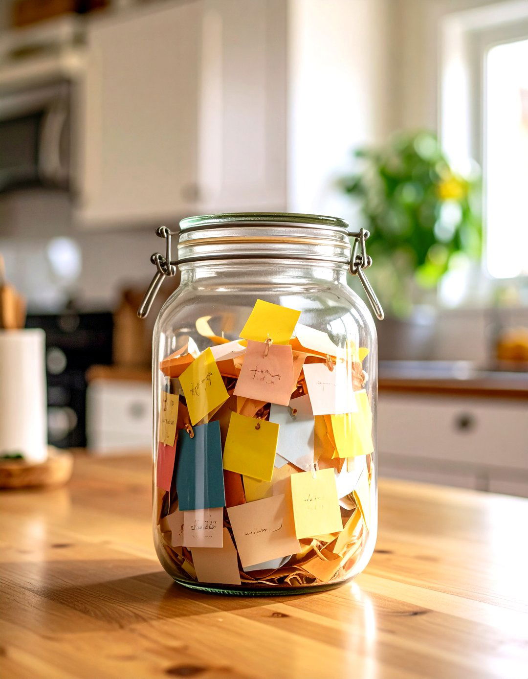 Personalized Memory Jar Kitchen Table - 30 kitchen table decor ideas