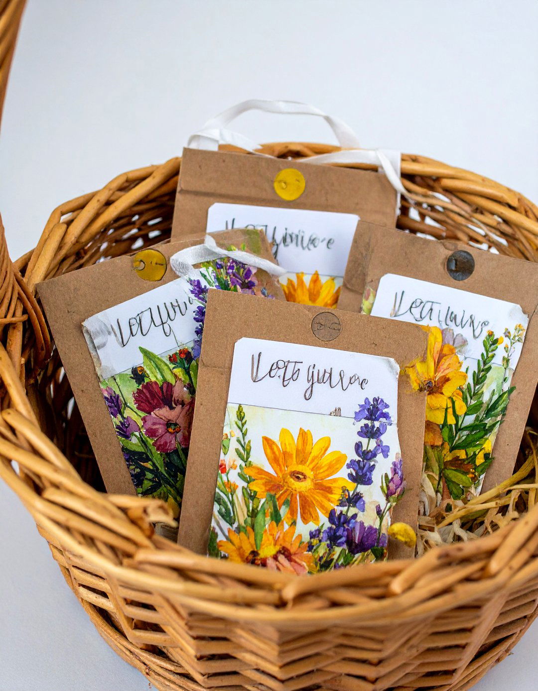 Personalized Seed Packet Favors - 30 baby shower party favor ideas