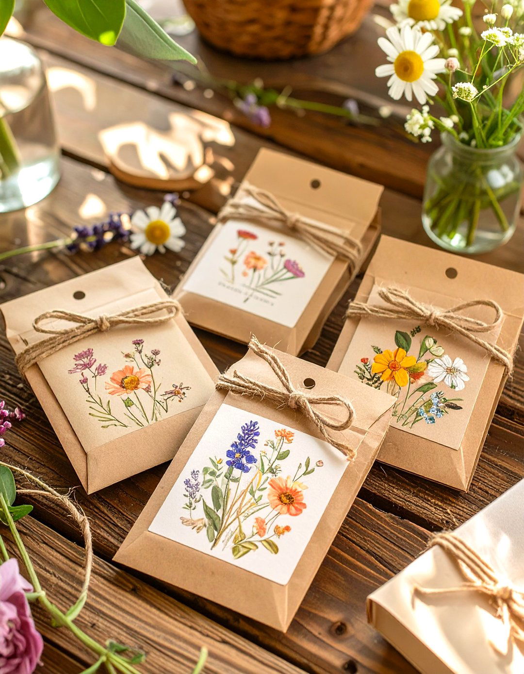 Personalized Seed Packet Favors - 30 baby shower favor ideas