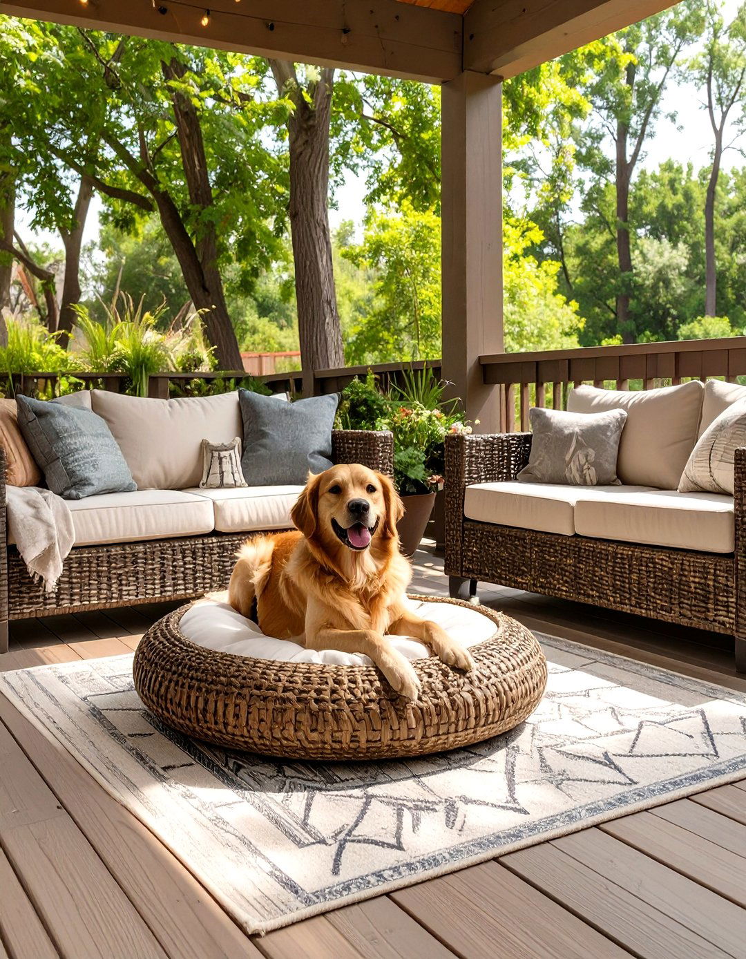 Pet Friendly Deck Furniture - 30 deck furniture ideas