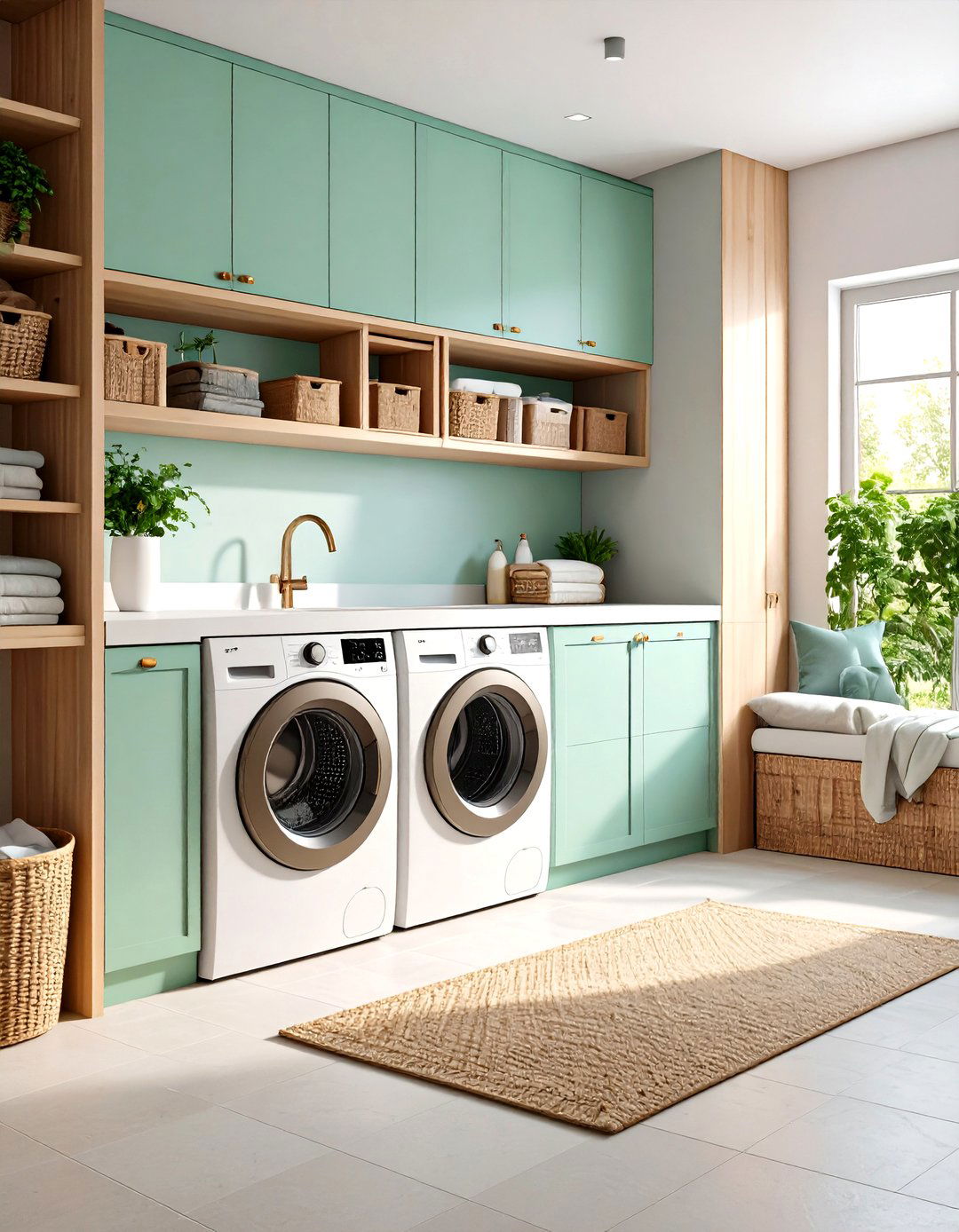 Pet Friendly Laundry Station - 30 laundry room inspo ideas