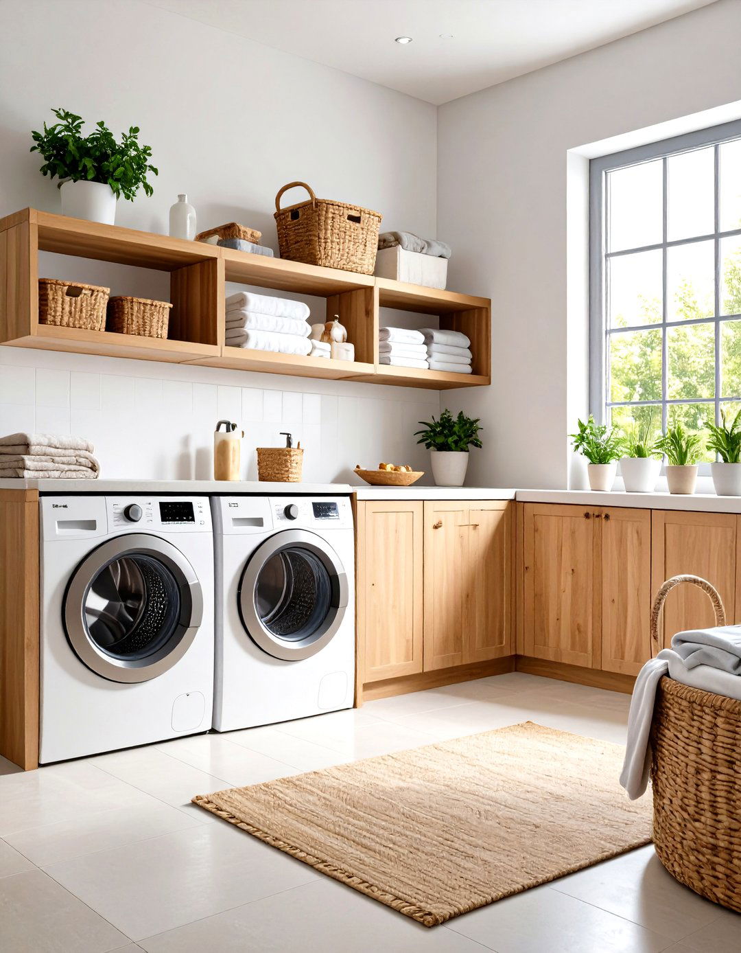 Pet Friendly Laundry Station - 30 laundry decor ideas