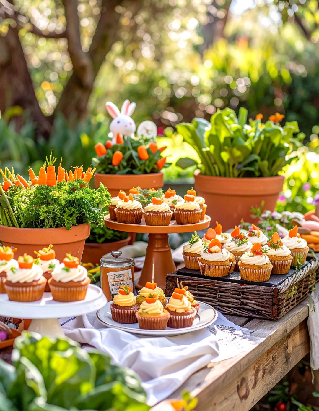 Peter Rabbit Garden Patch Goodies - 30 baby shower menu ideas
