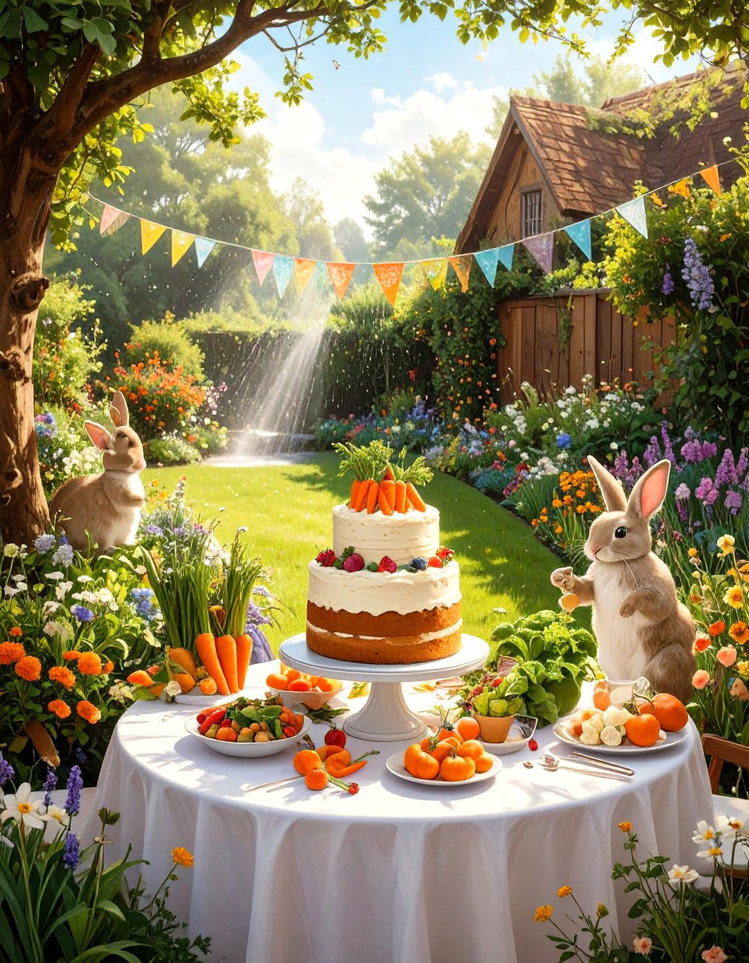 Peter Rabbit Garden Sprinkle Shower - 30 sprinkle shower ideas