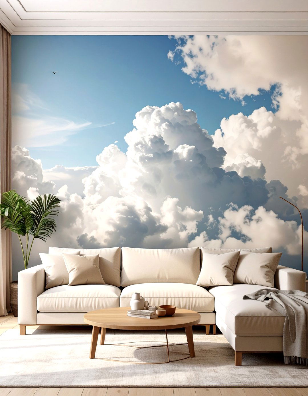 Pheasant or Bird Motif Living Room Wallpaper - 30 classy wallpaper designs for living room