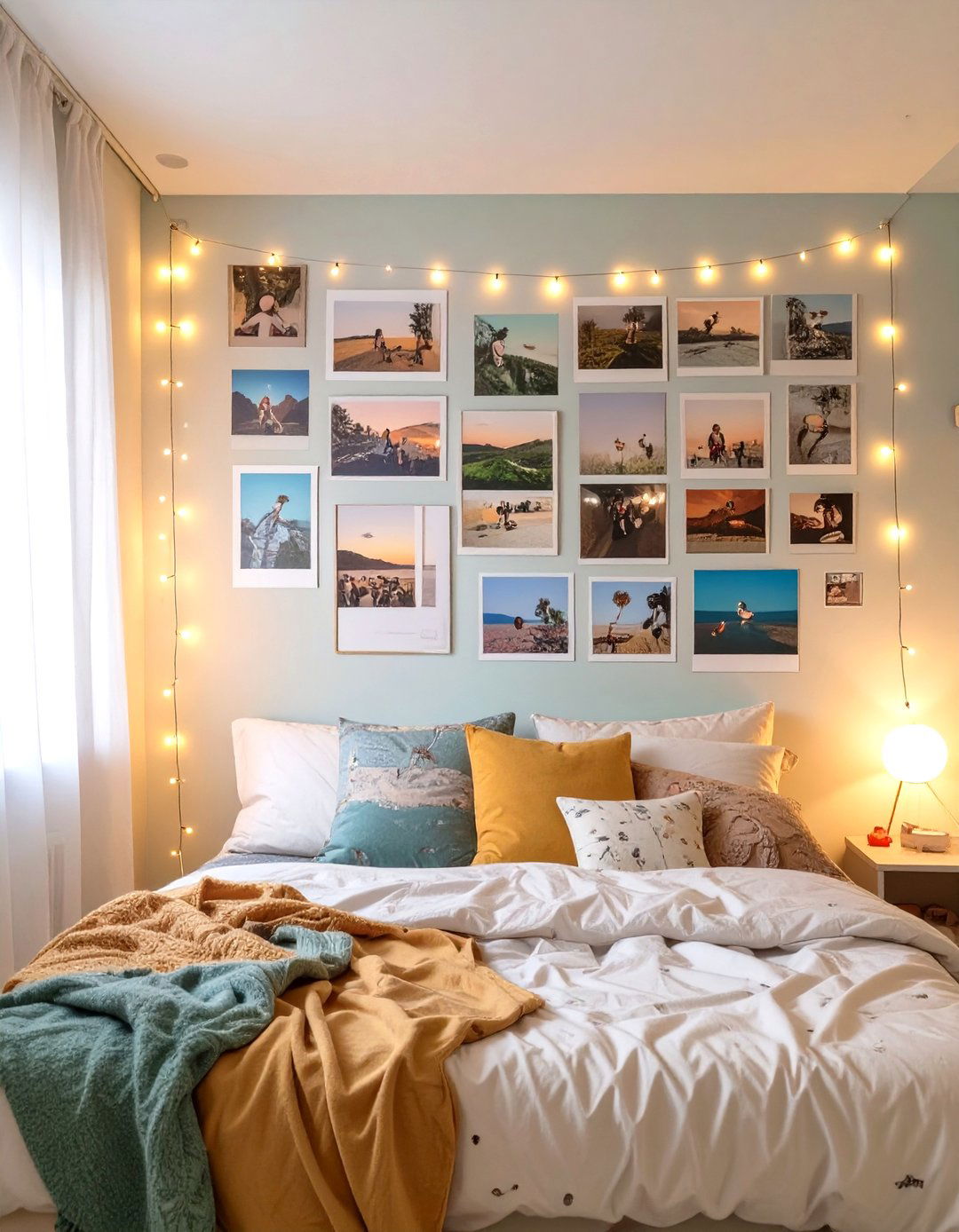 Photo Collage Wall Mural - 30 teenage bedroom ideas