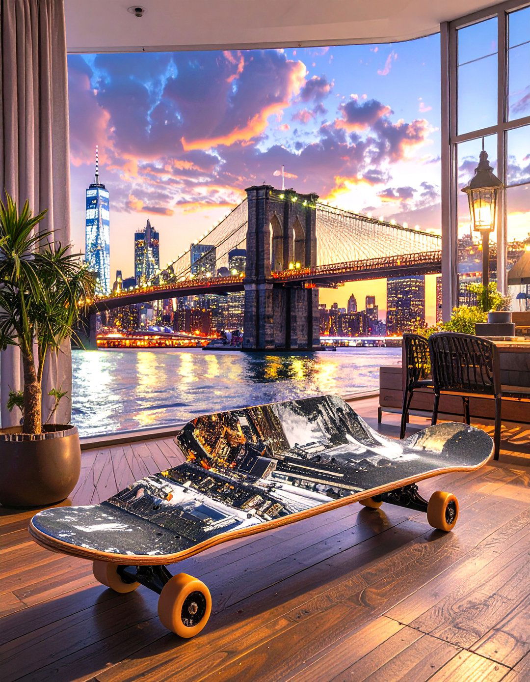 Photographic Skateboard Deck Design - 30 skateboard deck designs