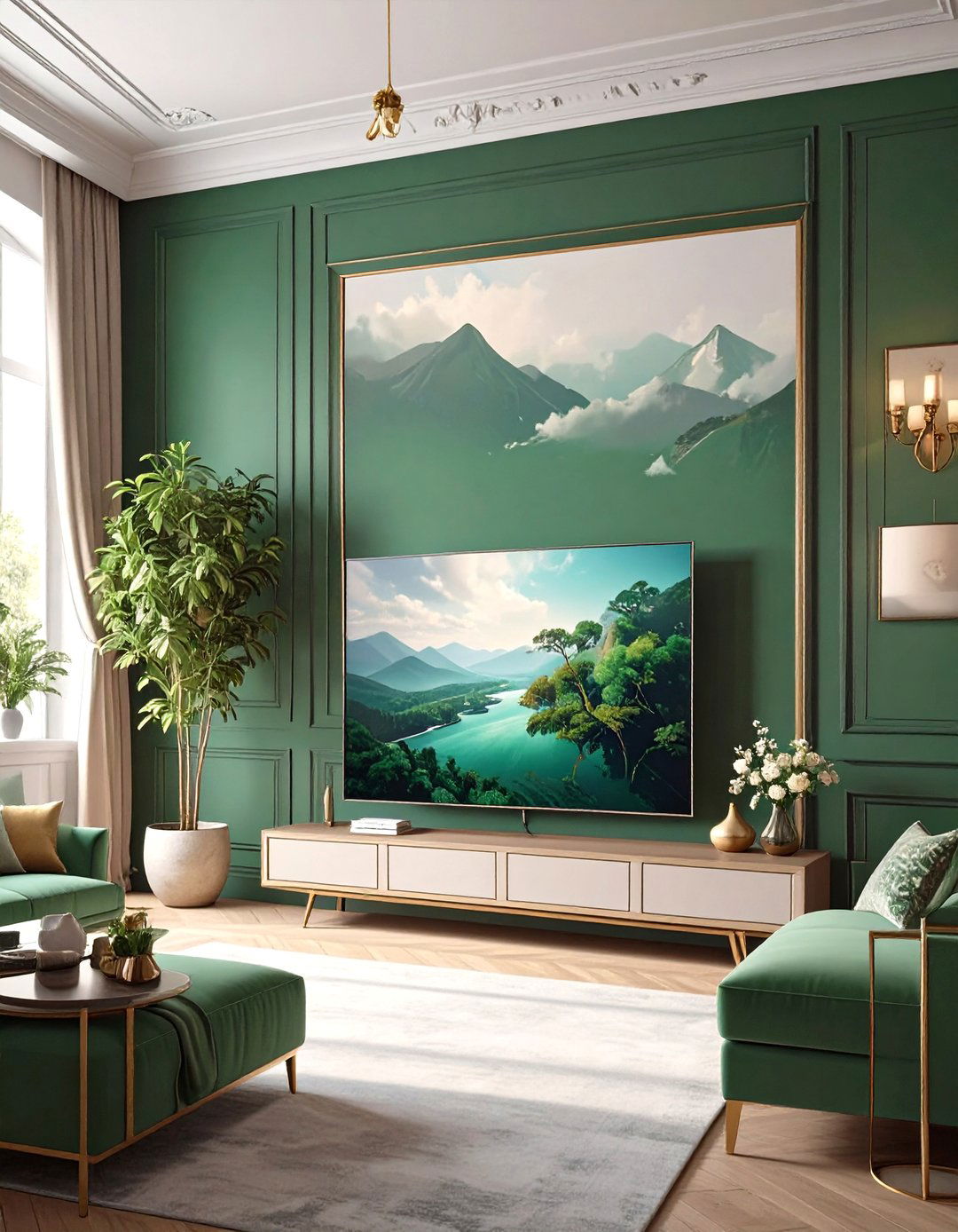 30 TV Accent Wall Ideas to Enhance Your Living Room - We Love Home Blog