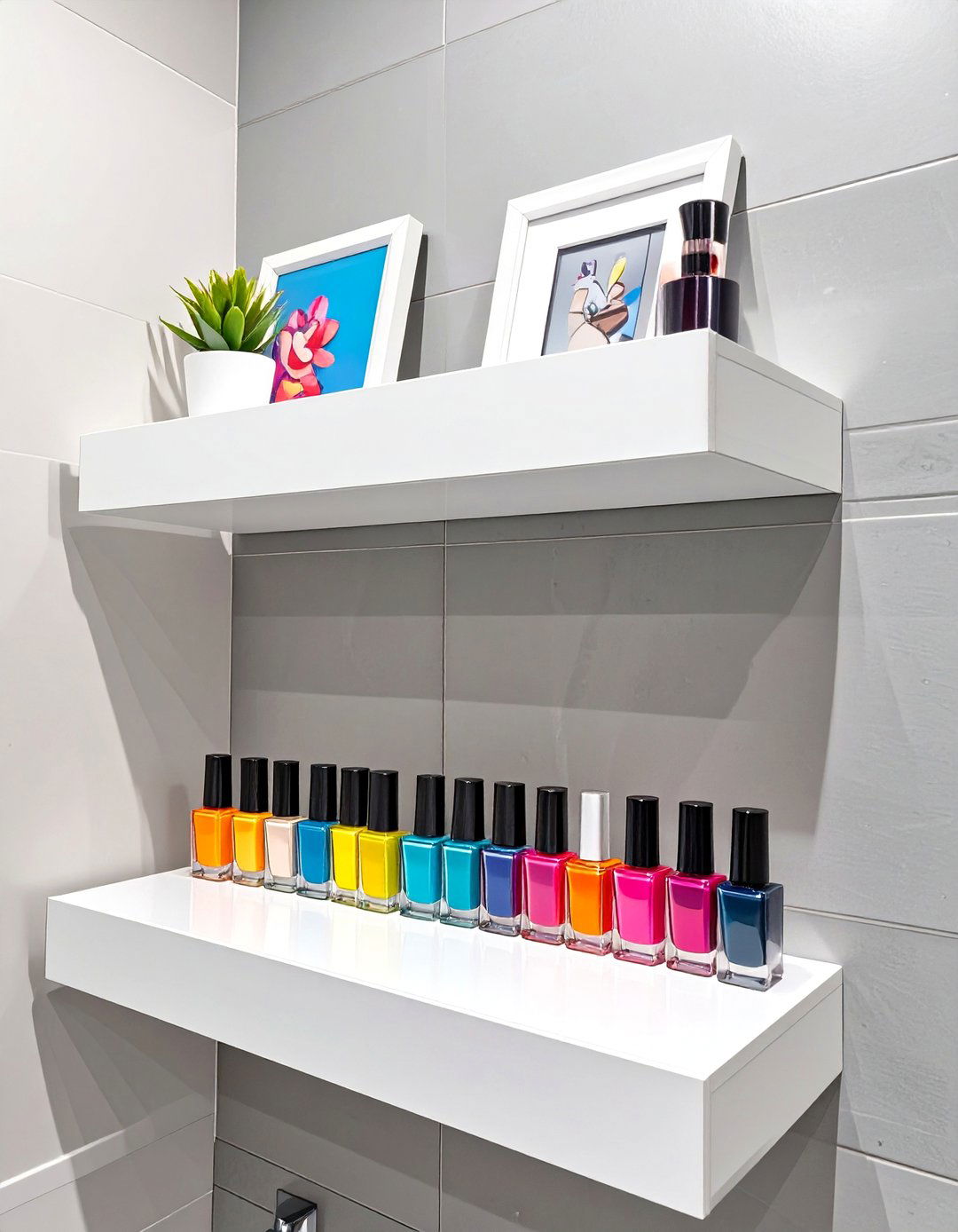 Picture Ledge Bathroom Shelf - 30 bathroom shelf ideas