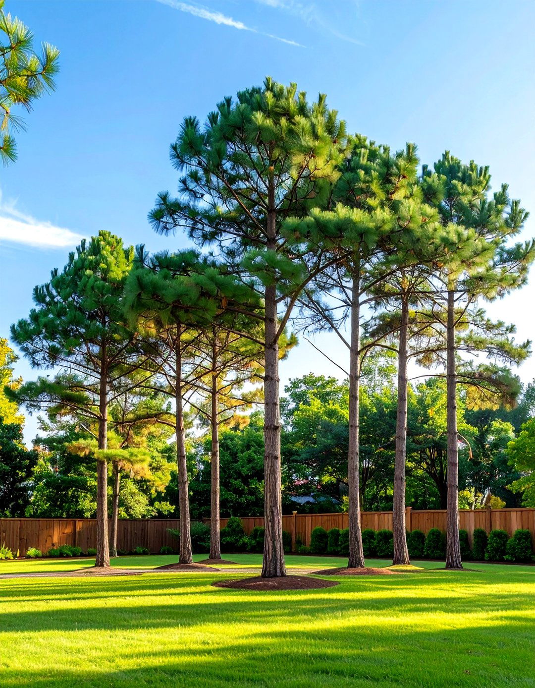 Pine Tree Landscaping for a Woodland Atmosphere - 30 tree landscaping ideas