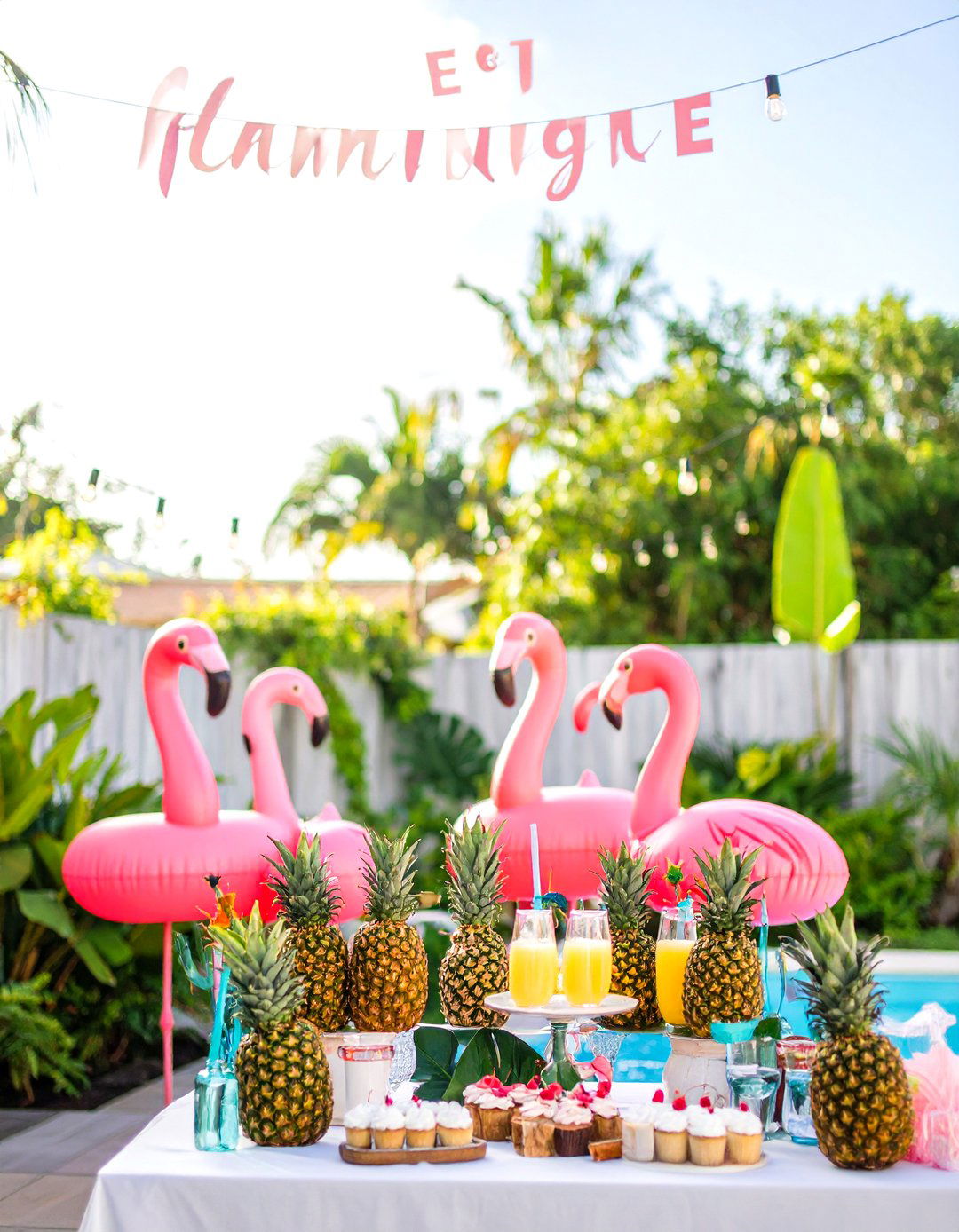 Pink Flamingo Lets Flamingle Idea - 30 pink baby shower ideas