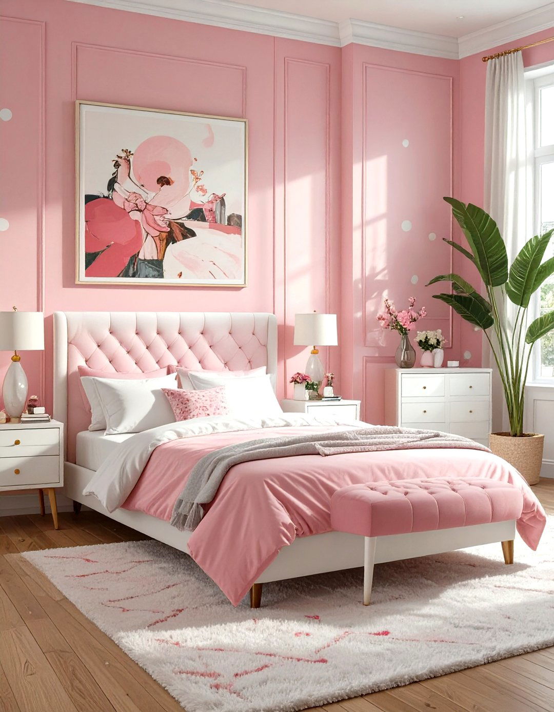 Pink Pop Art Bedroom - 30 girls bedroom ideas pink