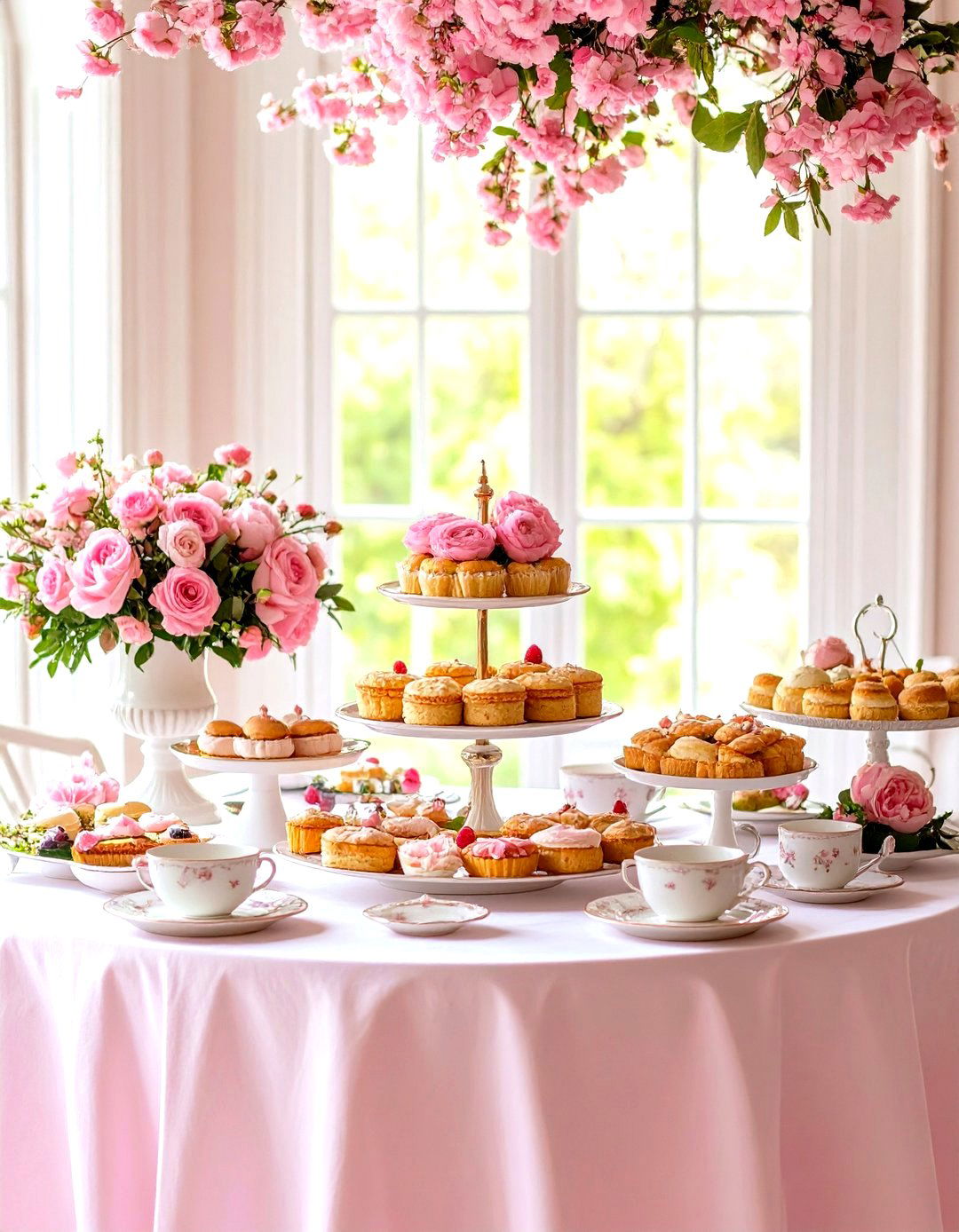 Pink Tea Party for the Mom to Be - 30 pink baby shower ideas