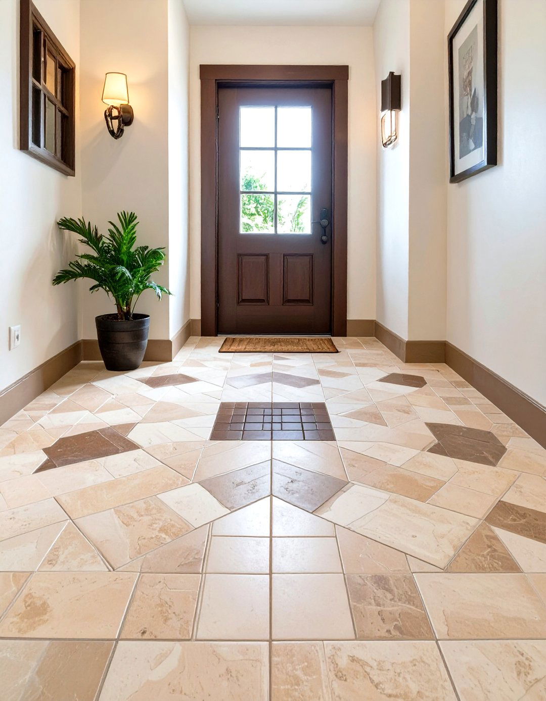 Small Door Ramp Tiles 30 Small Entryway Tile Floor Ideas for Great Style - We Love Home Blog