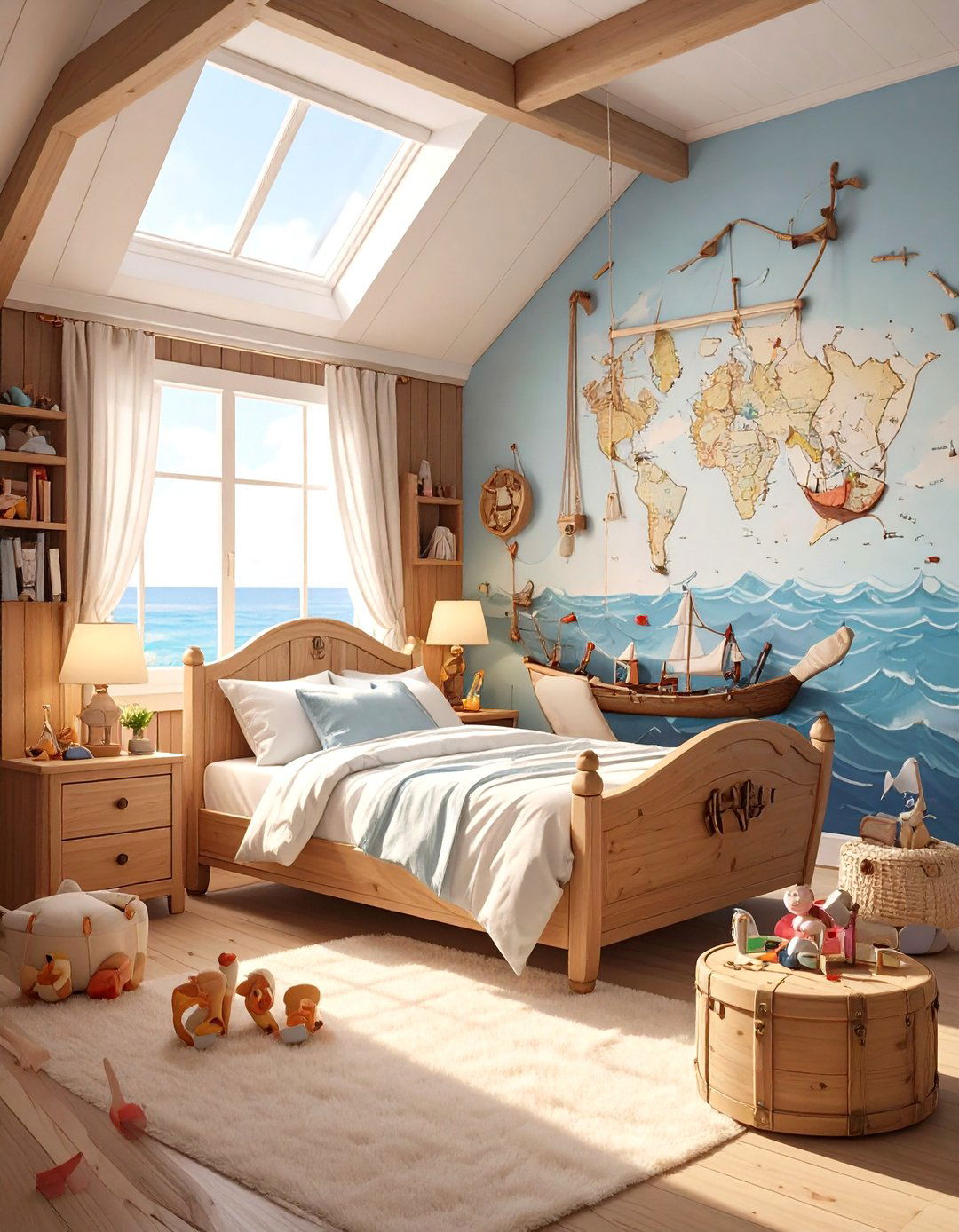 Pirate Ship Cabin - 30 toddler boy bedroom ideas