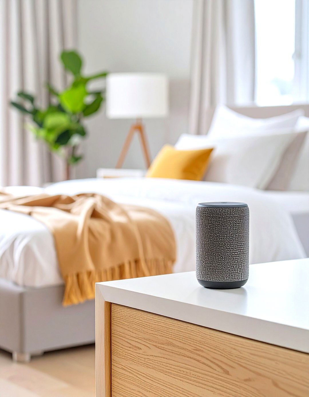 Place a Mood Music Speaker - 30 ways to spice up the bedroom ideas