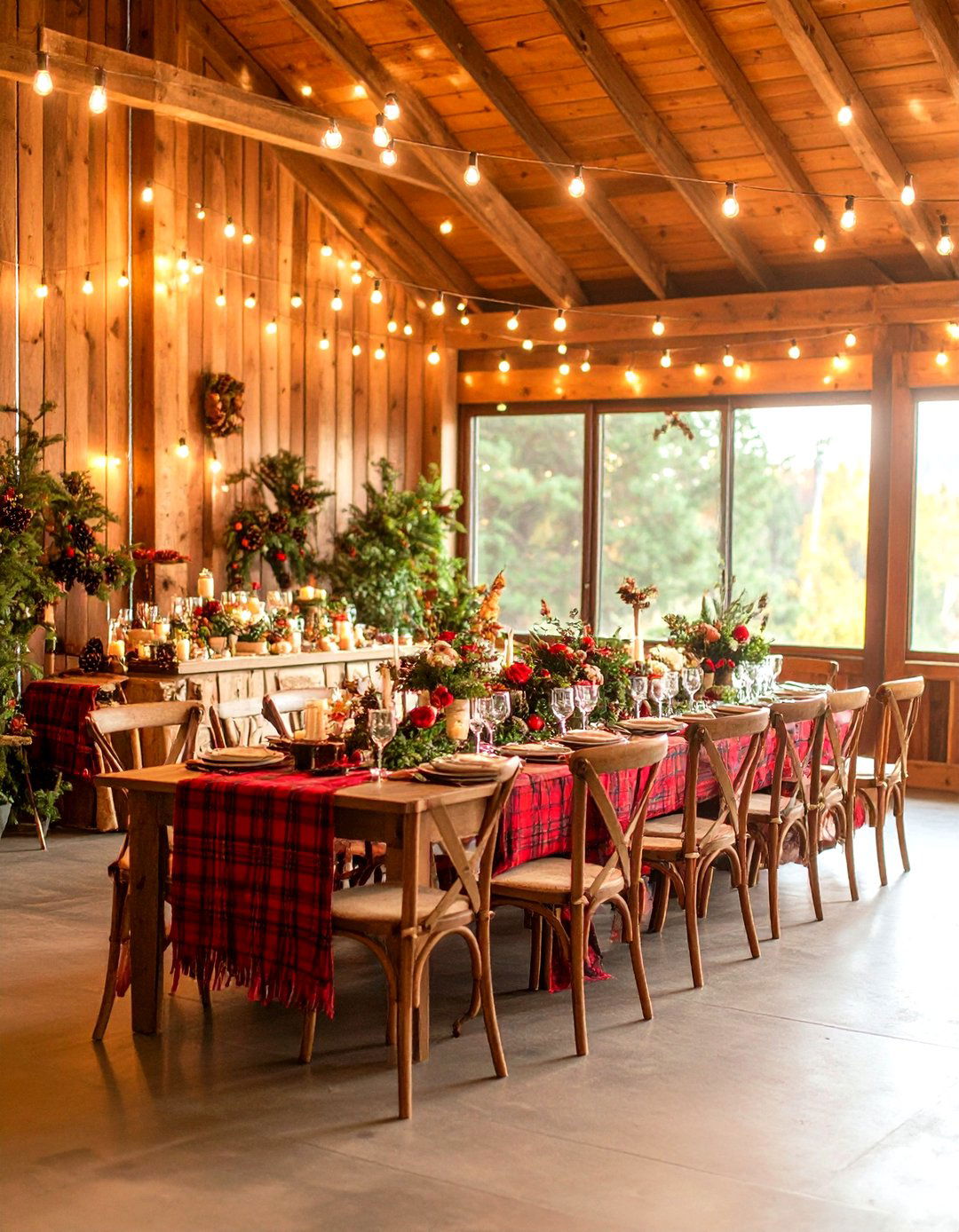 Plaid and Pinecones Woodland Party - 30 fall baby shower ideas