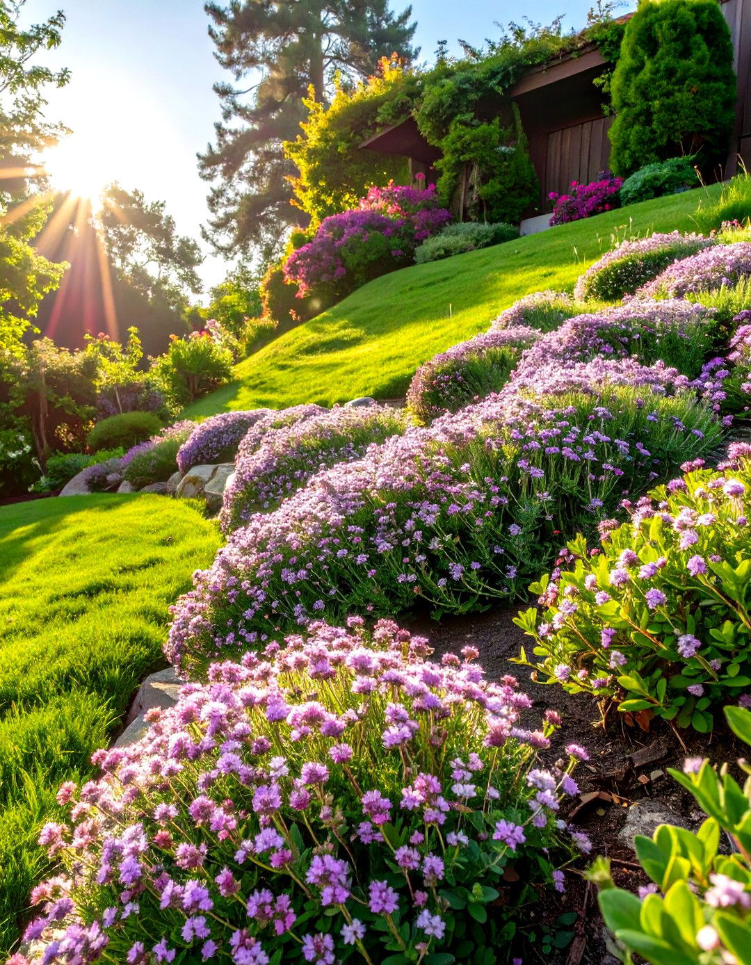 Plant Hardy Ground Cover Plants for Erosion Control - 30 sloped backyard ideas on a budget