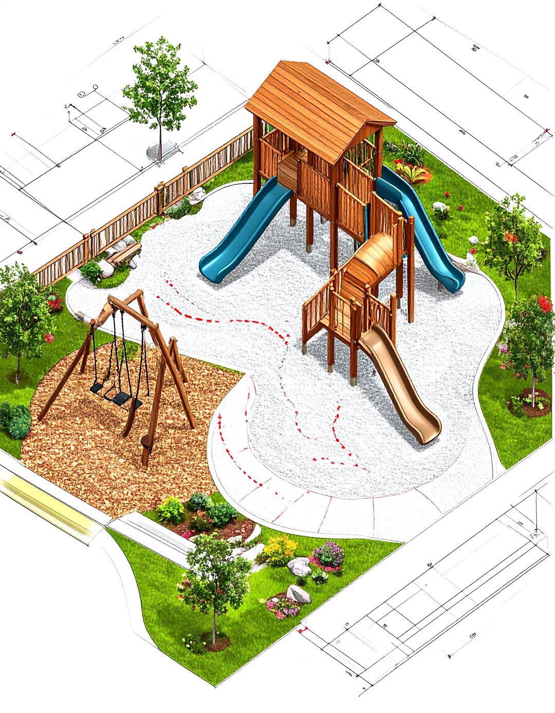Playground and Kids Zone Design - 30 landscaping design software ideas