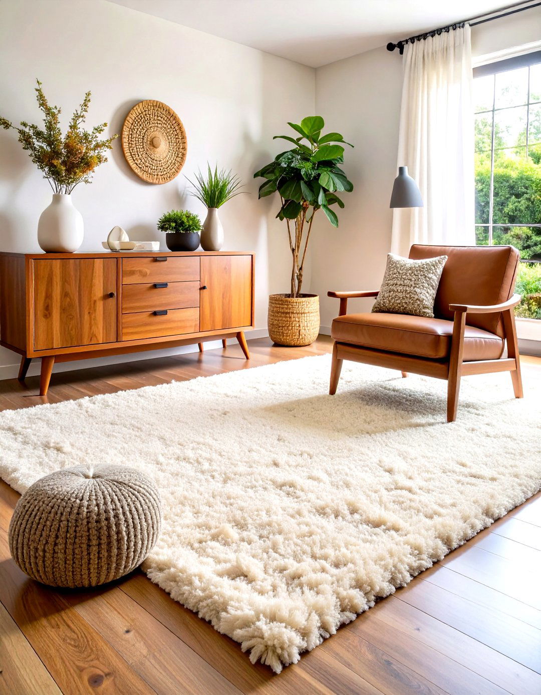 Plush Shag Living Room Carpet - 30 living room carpet ideas
