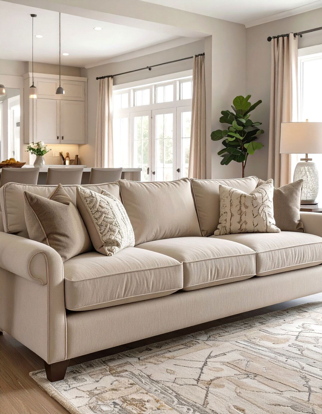 Plush and Comfortable Upholstery - 30 what is transitional interior design ideas