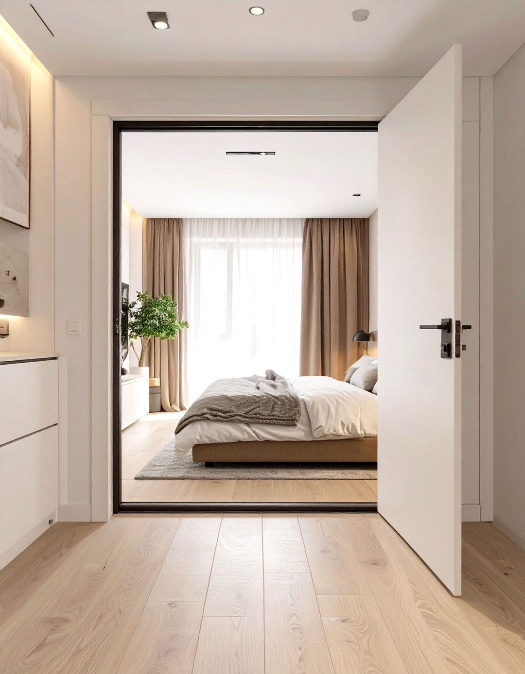 Pocket Bedroom Door - 30 bedroom door ideas