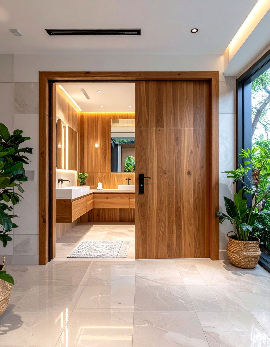 Pocket Door for a Bathroom - 30 12 bathroom ideas