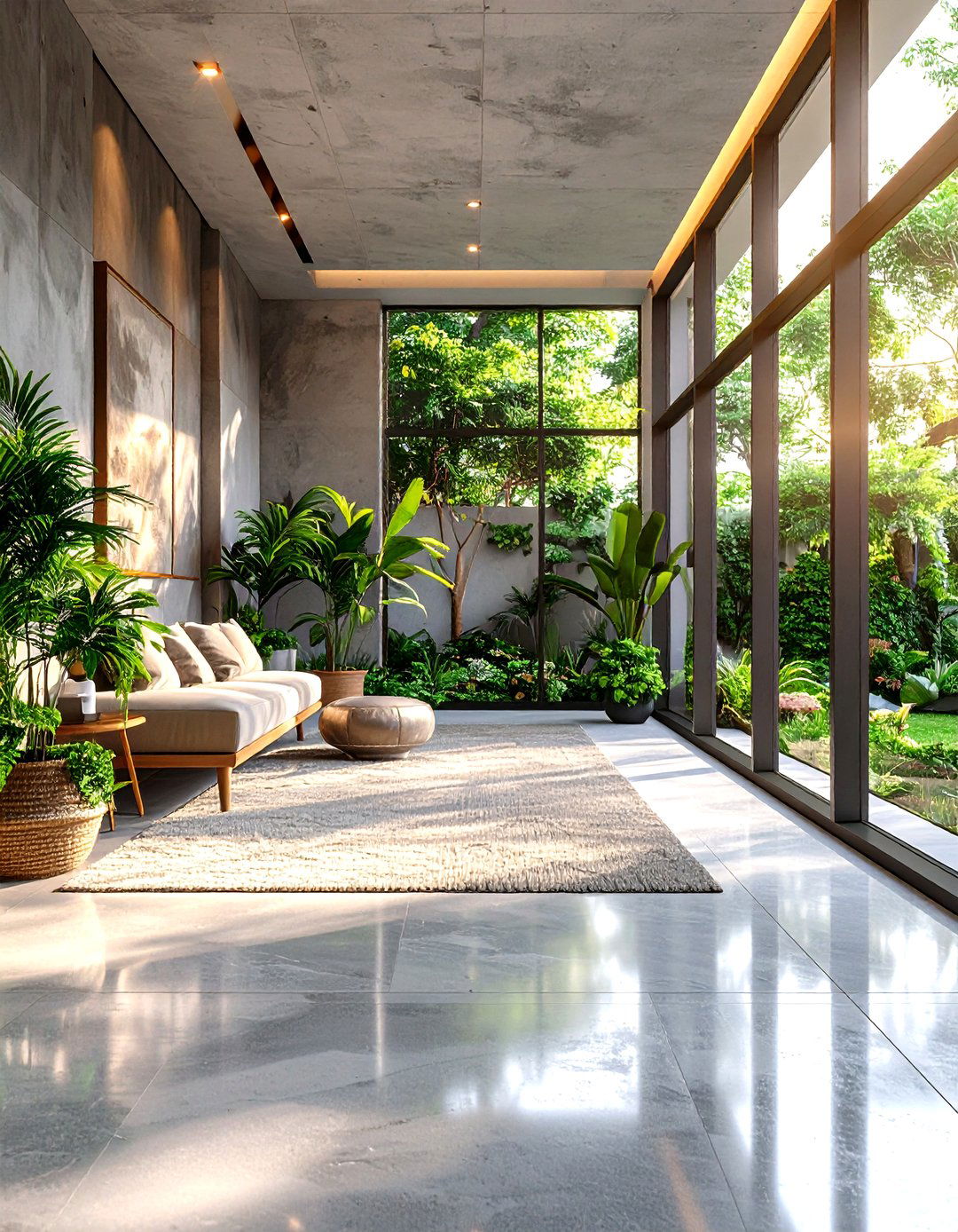 Polished Concrete Entryway Flooring - 30 entryway flooring ideas