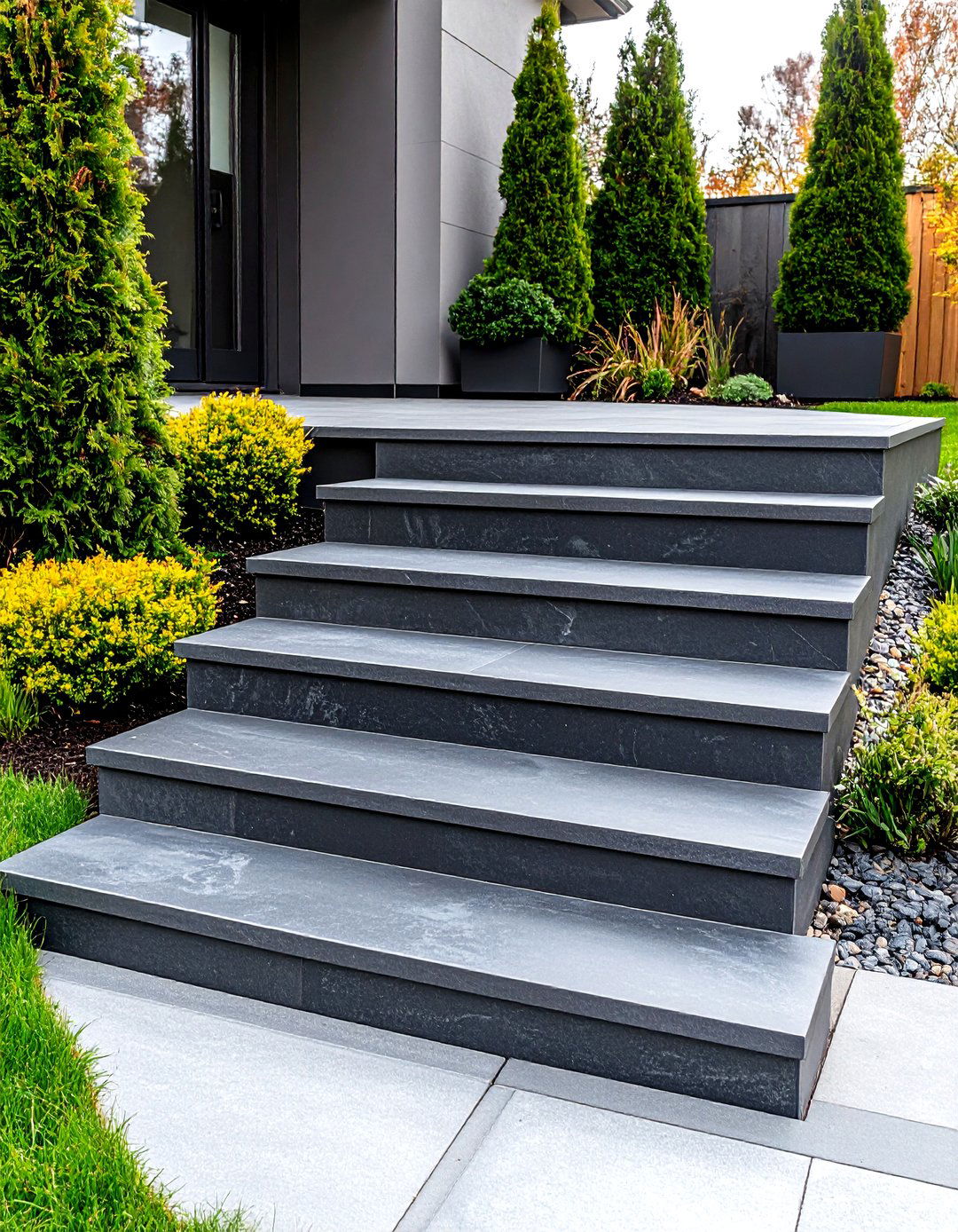Polished Concrete Patio Steps - 30 patio steps ideas