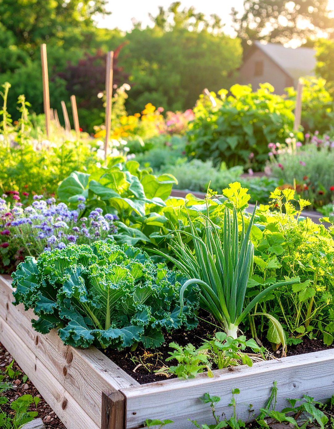 Polyculture Veggie Garden for Biodiversity - 30 veggie garden ideas