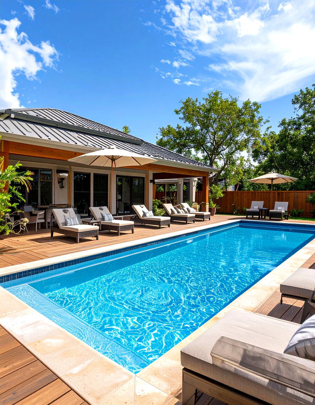 Poolside Screen Patio Enclosure - 30 patio enclosures ideas