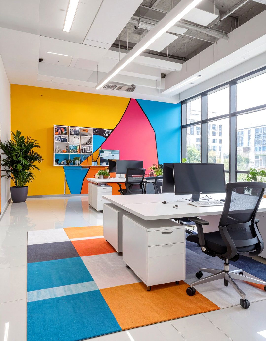 Pop Art Energy Office - 30 commercial office interior design ideas