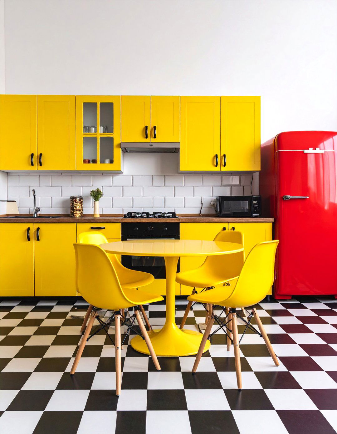 Pop Art Inspired Kitchen - 30 60s interior design ideas