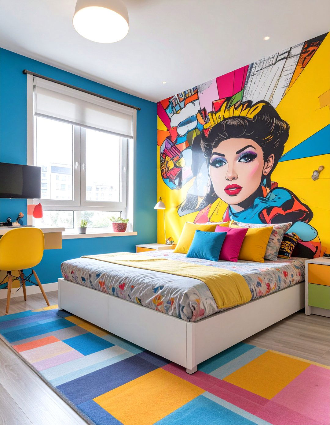 Pop Art Power Dorm Decor - 30 dorm decor ideas