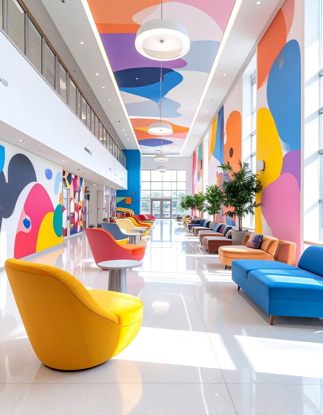 Pop Art Student Union - 30 interior design colleges ideas