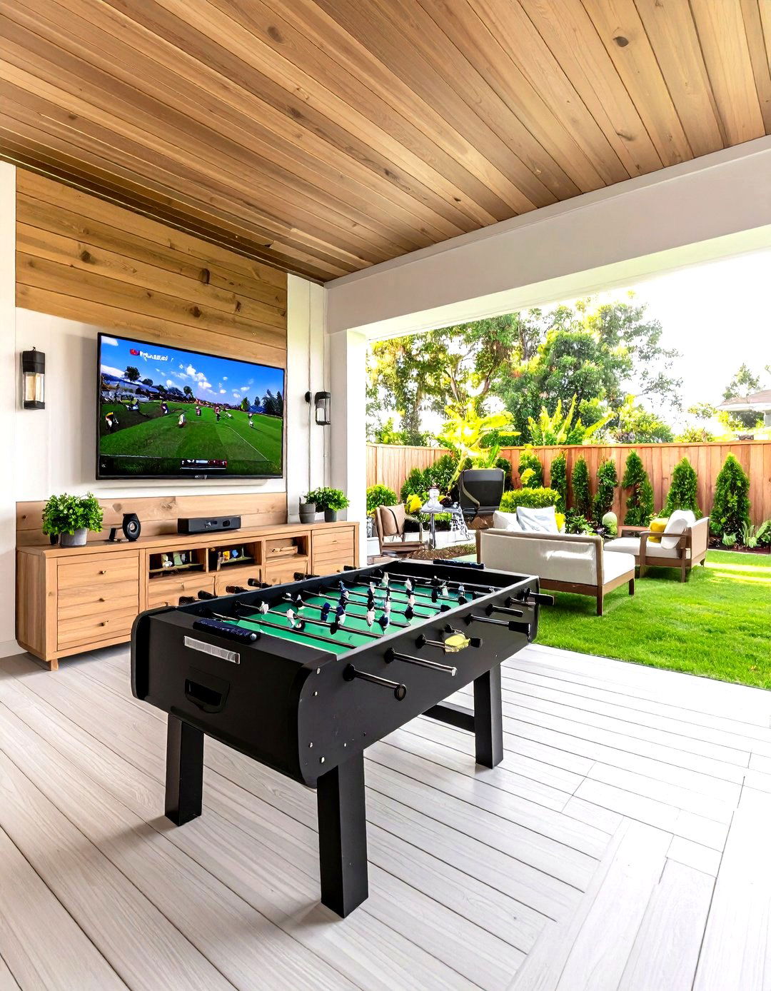 Porch Enclosure for a Game Room - 30 porch enclosure ideas