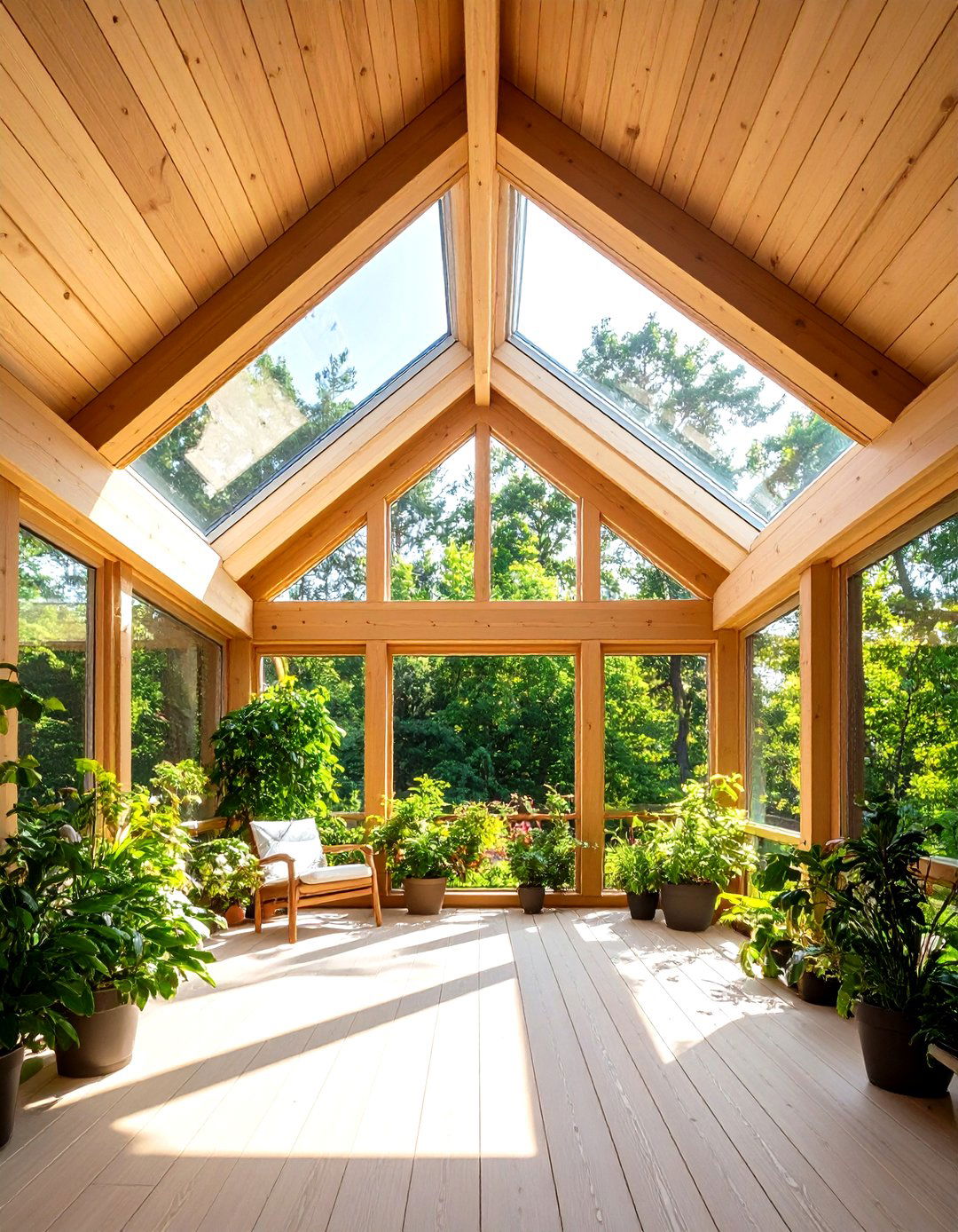 Porch Enclosure with Skylights - 30 porch enclosure ideas