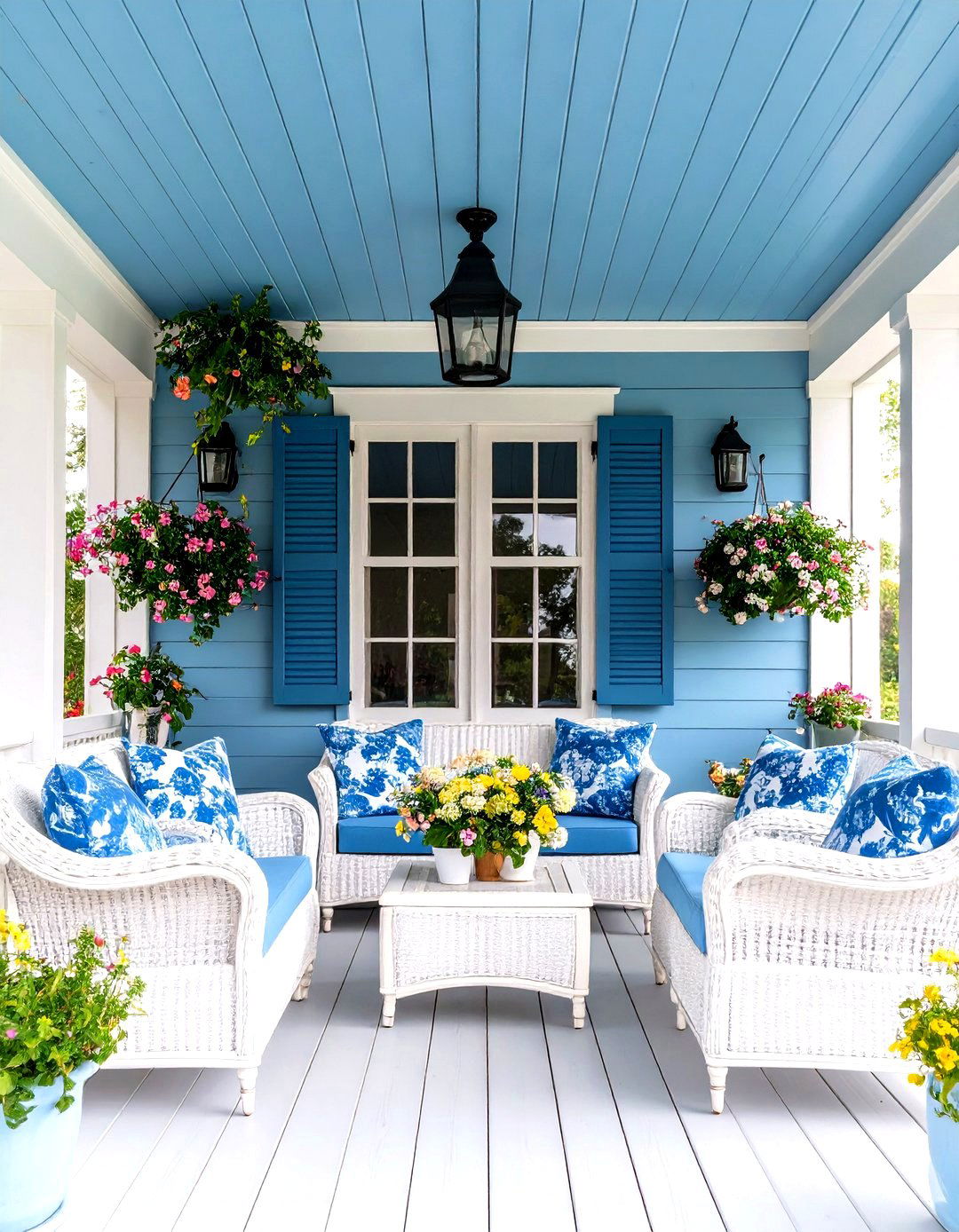 Porch Enclosure with a Beadboard Ceiling - 30 porch enclosure ideas