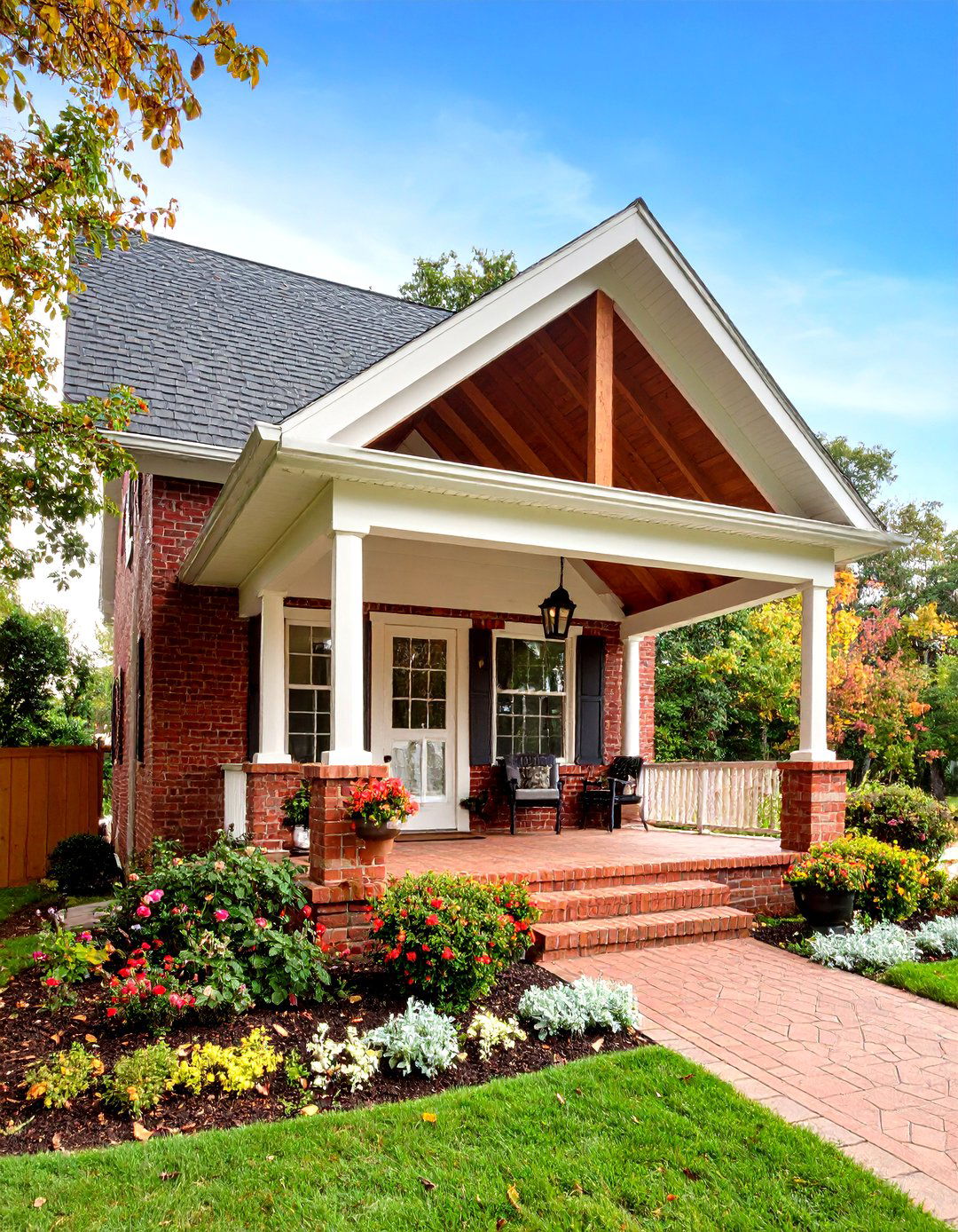 Porch Enclosure with a Gable Roof - 30 porch enclosure ideas